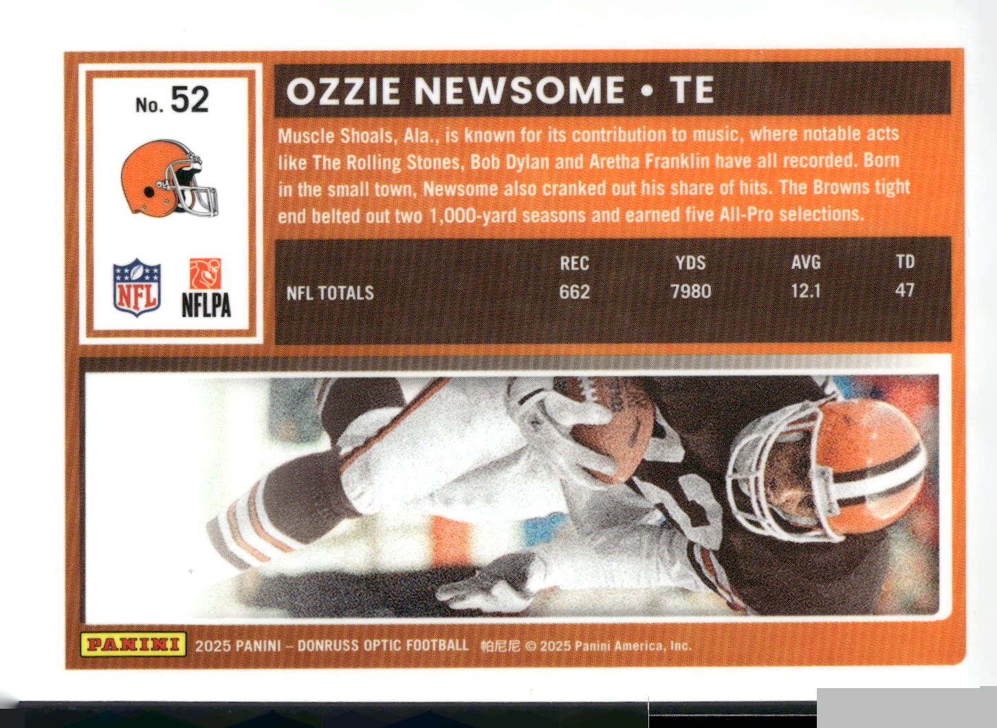 2025 Donruss Optic #52 Ozzie Newsome