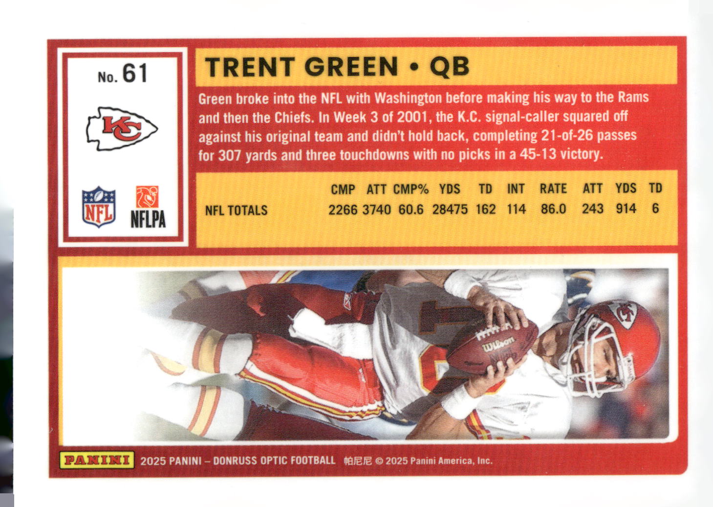 2025 Donruss Optic #61 Trent Green