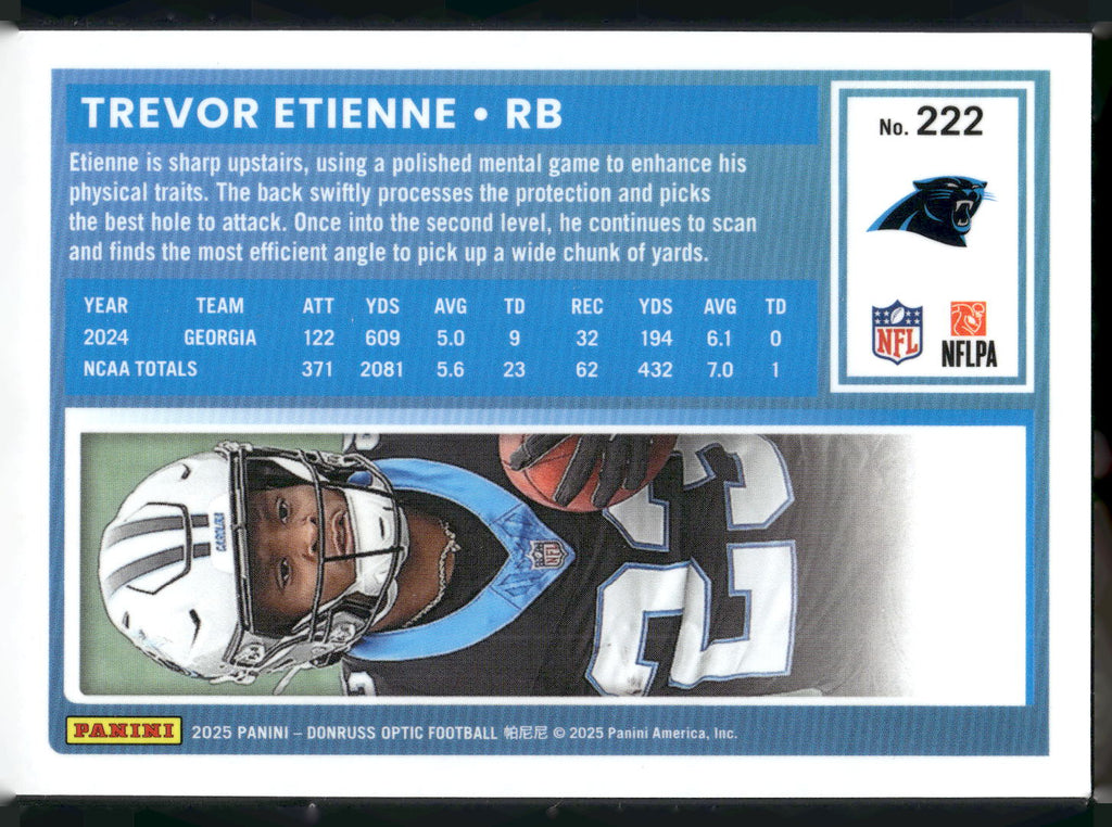 2025 Donruss Optic #222 Trevor Etienne