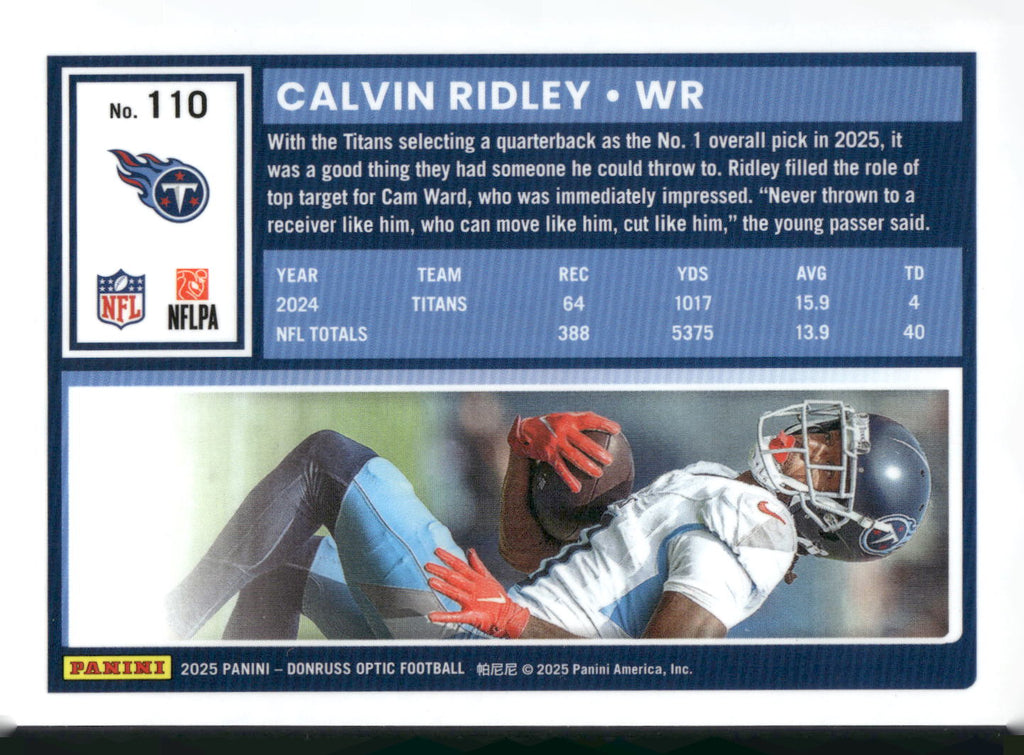 2025 Donruss Optic #110 Calvin Ridley