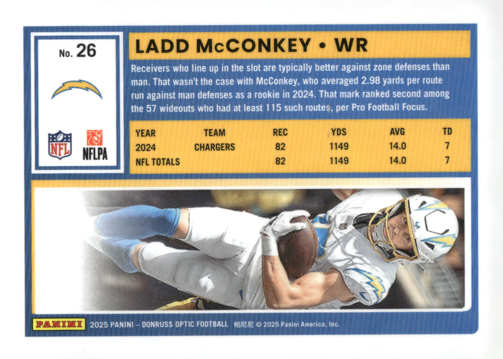 2025 Donruss Optic #26 Ladd McConkey