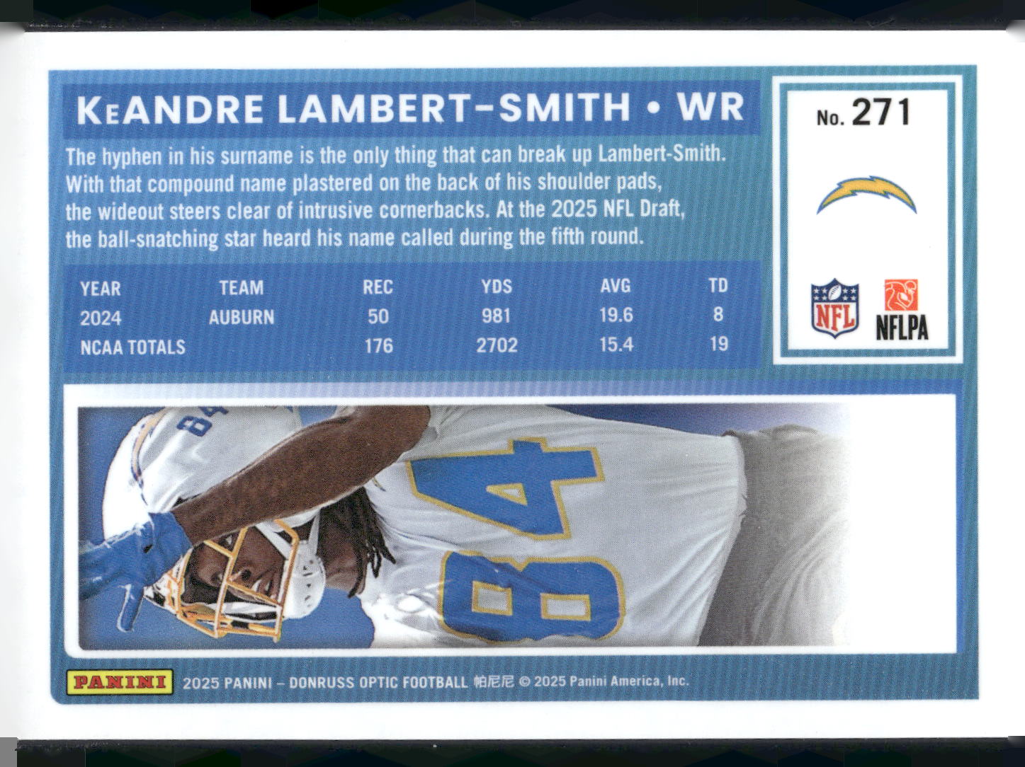 2025 Donruss Optic #271 KeAndre Lambert-Smith