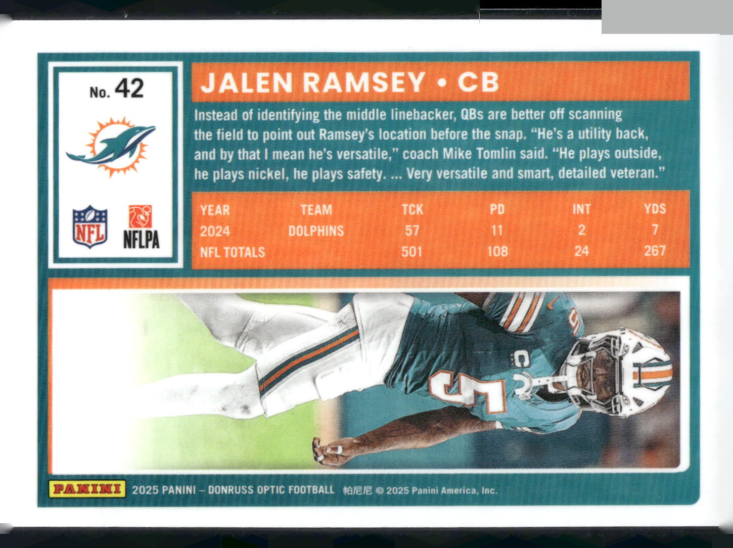 2025 Donruss Optic #42 Jalen Ramsey