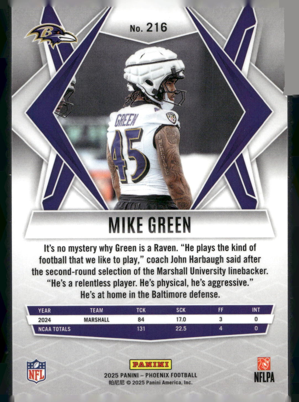 2025 Panini Phoenix #216 Mike Green