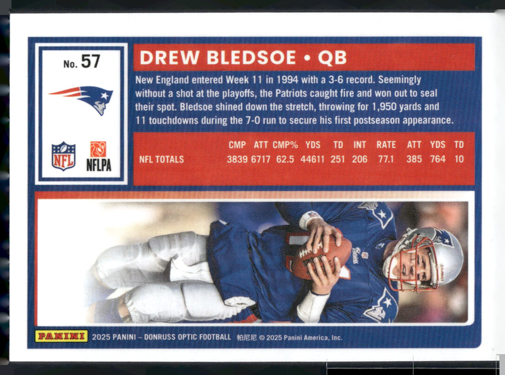 2025 Donruss Optic #57 Drew Bledsoe