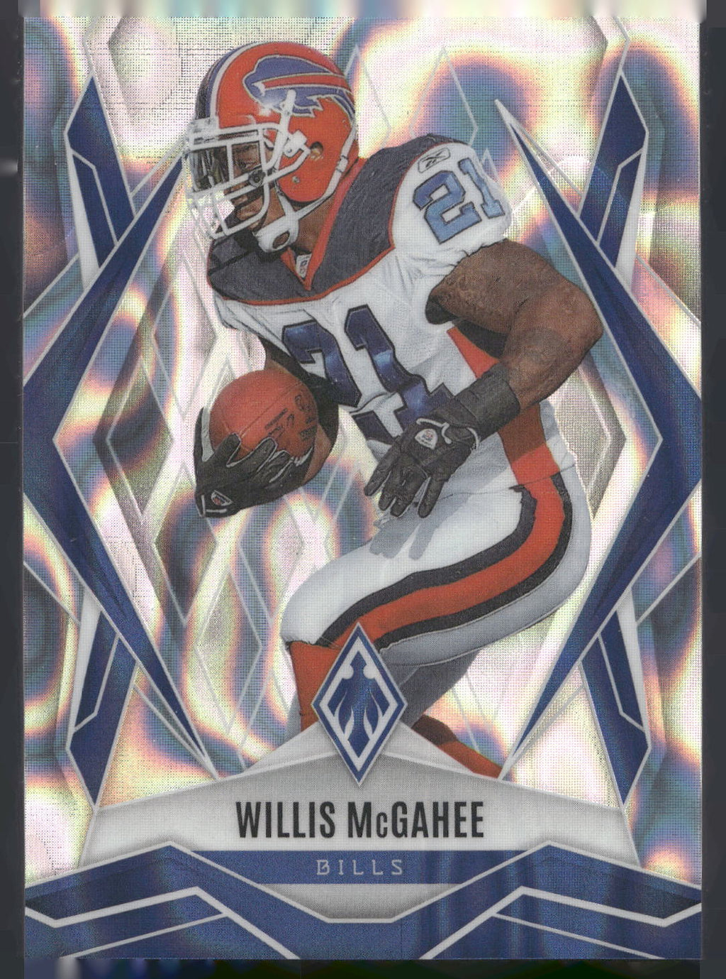 2025 Panini Phoenix #64 Willis McGahee Silver Lava Prizm
