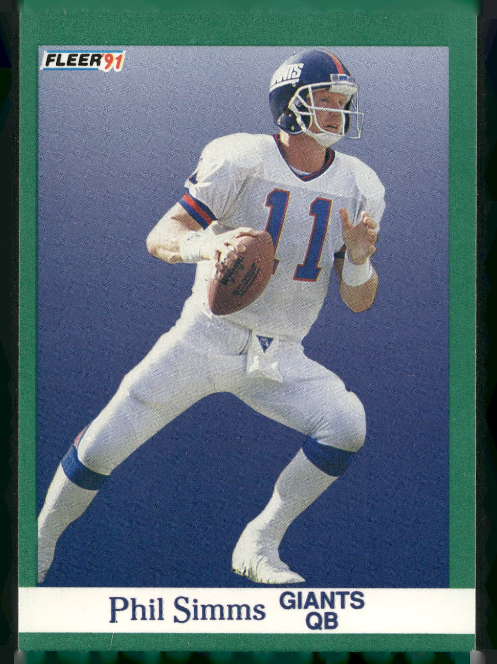 1991 Fleer #318 Phil Simms