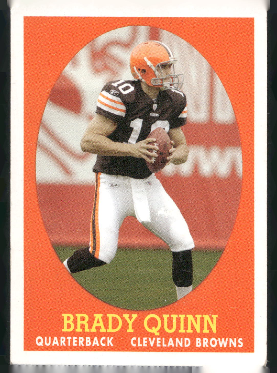2007 Topps #1 Brady Quinn Turn Back the Clock