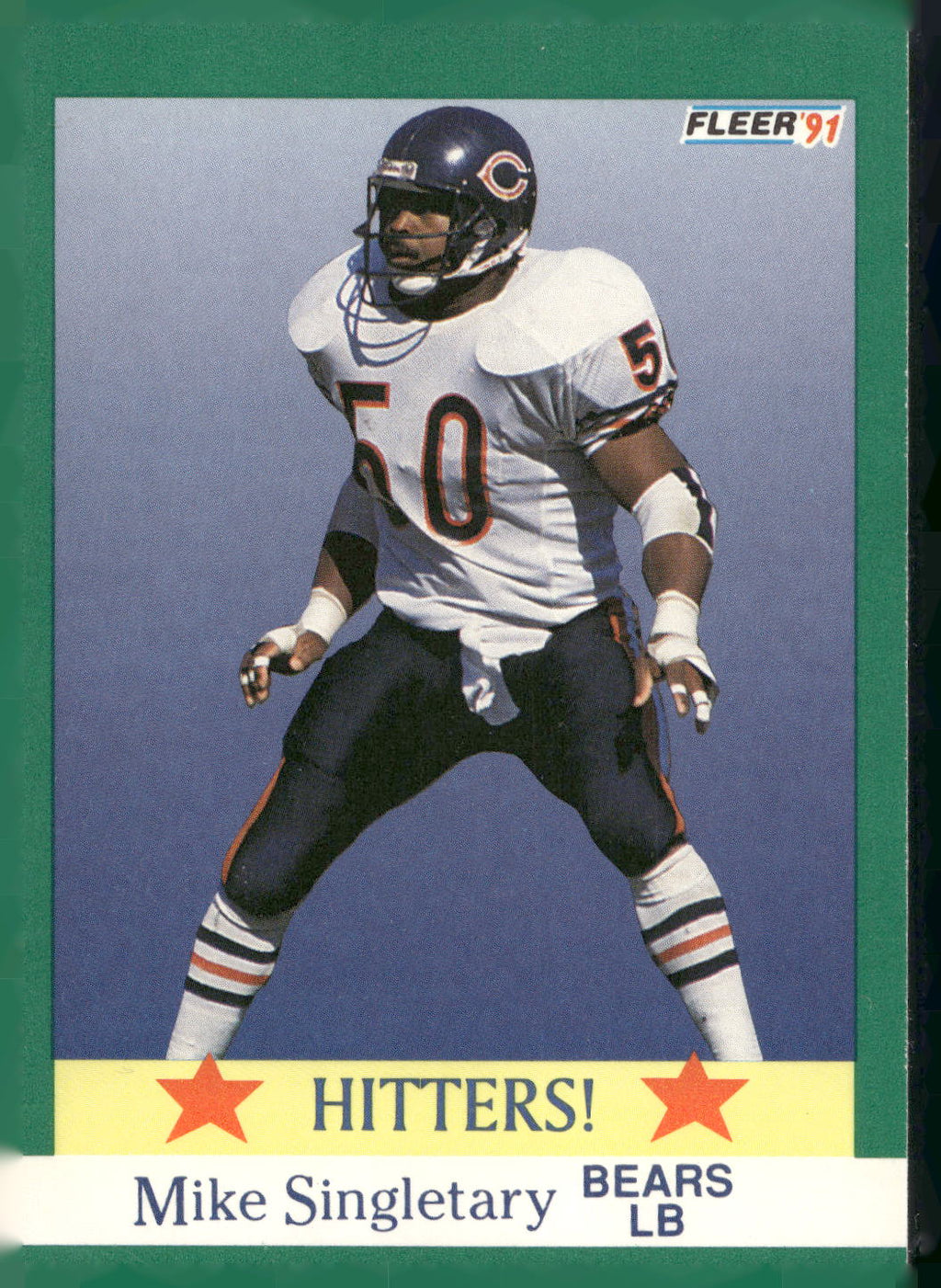 1991 Fleer #402 Mike Singletary