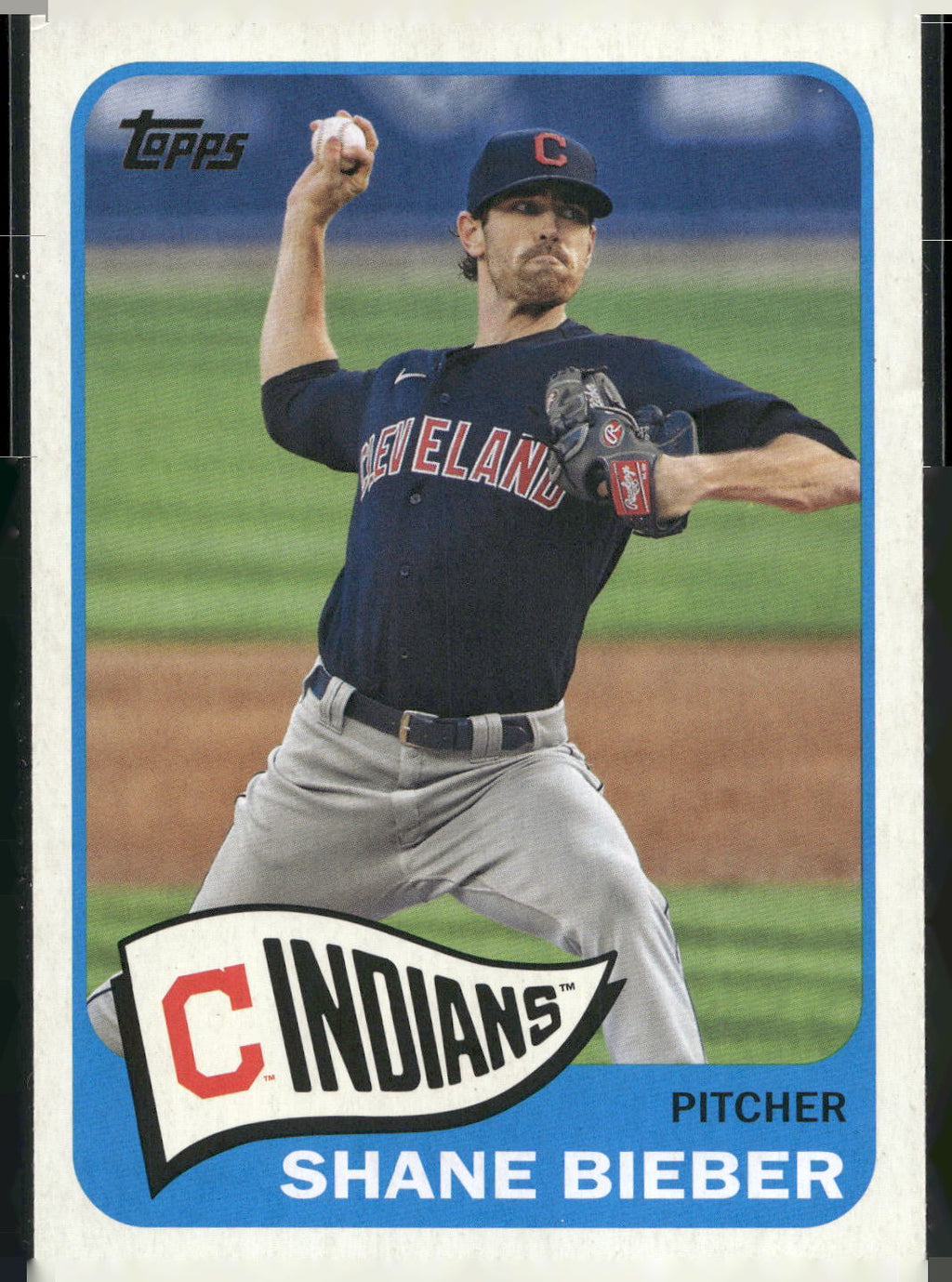2021 Topps #T65-20 Shane Bieber 1965 Topps Redux
