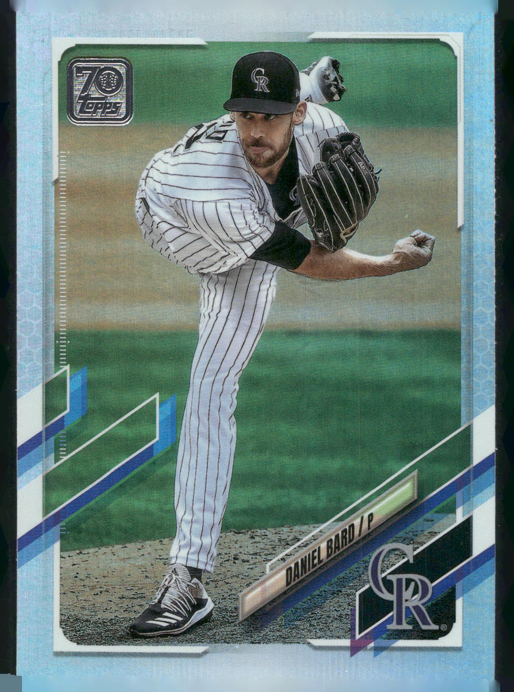 2021 Topps #376 Daniel Bard Rainbow Foil