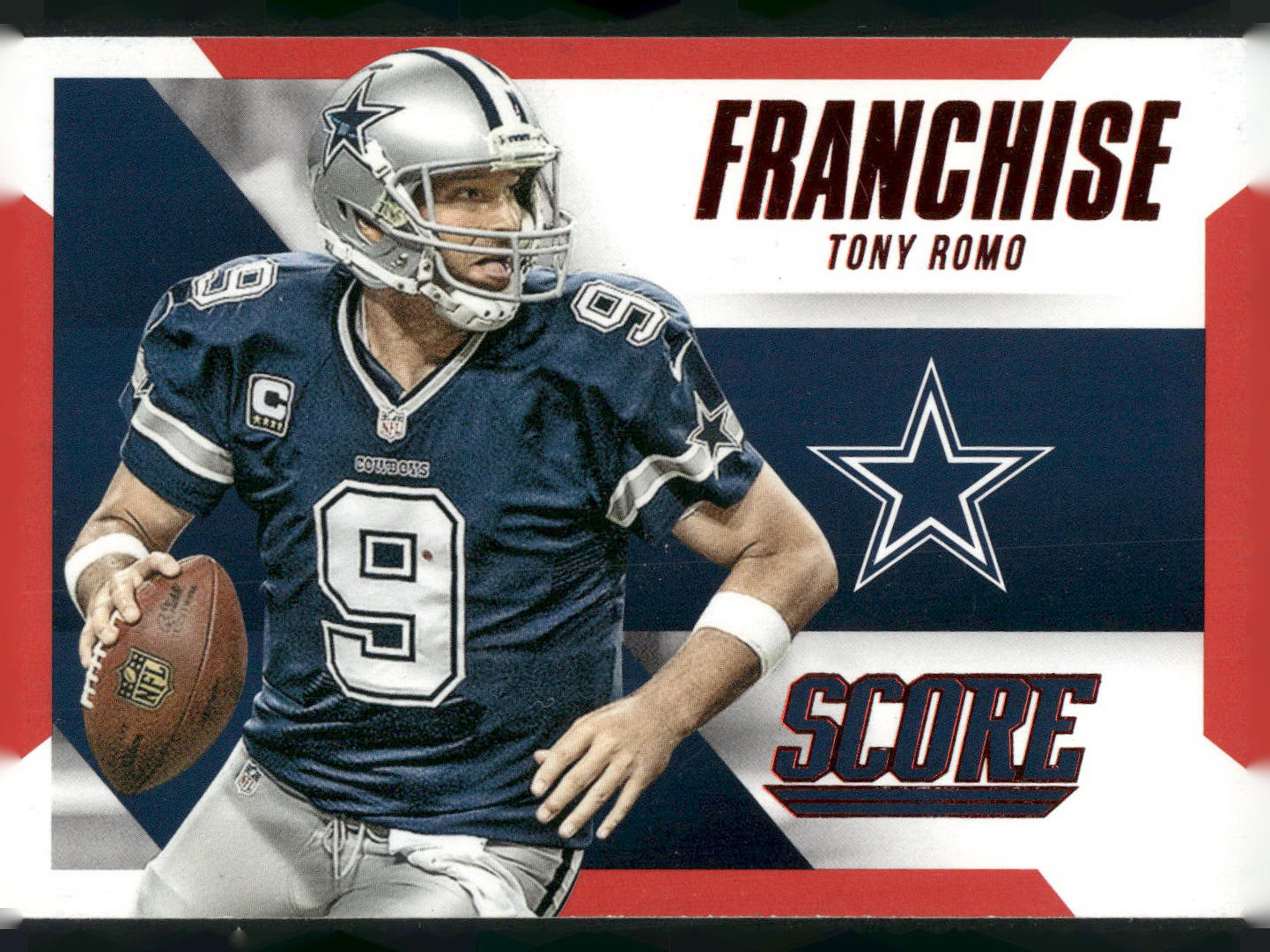 2015 Score #5 Tony Romo Franchise Red