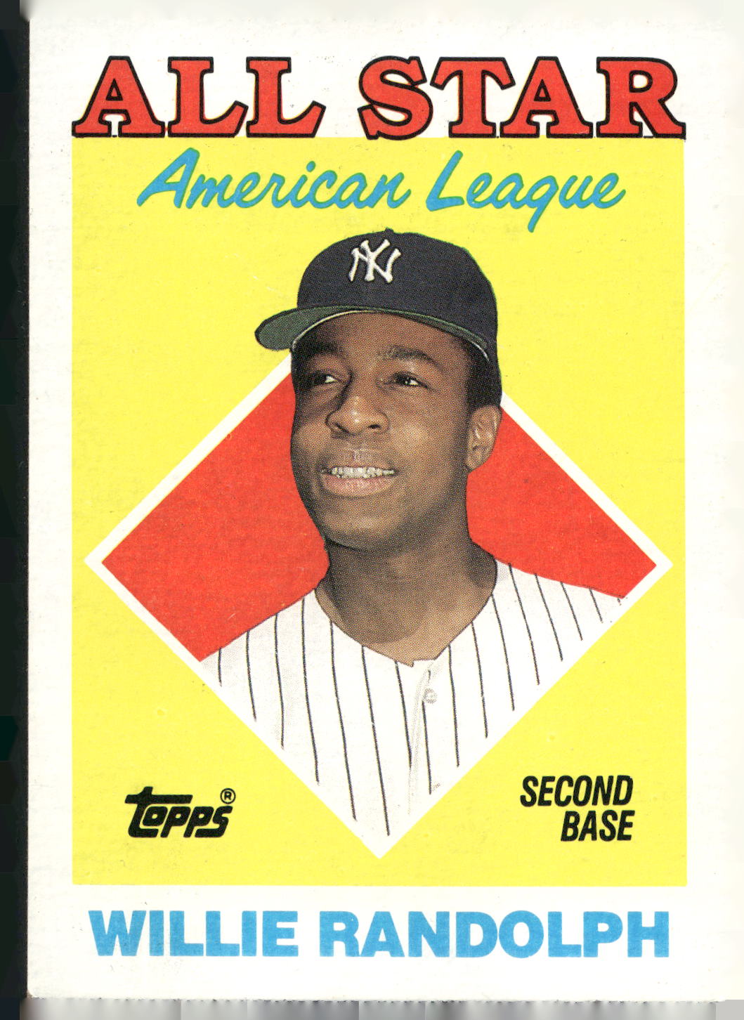 1988 Topps #387 Willie Randolph
