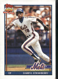 1991 Topps #200 Darryl Strawberry