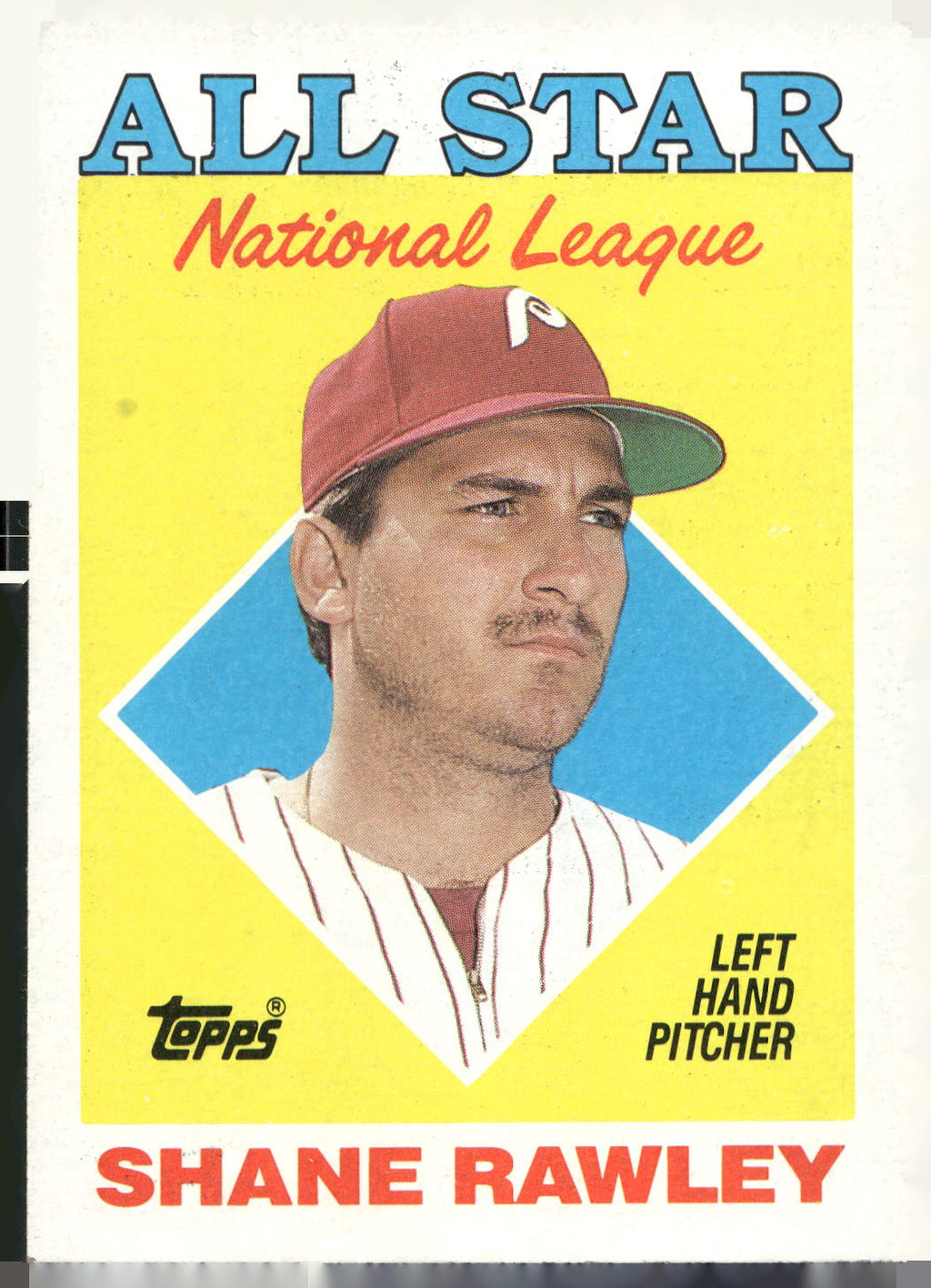 1988 Topps #406 Shane Rawley