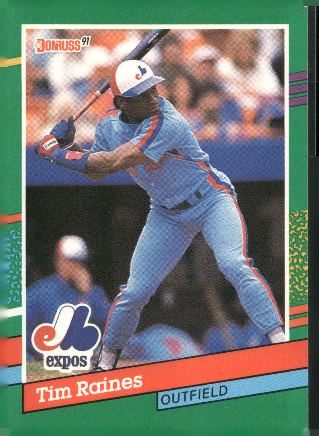 1991 Donruss #457 Tim Raines