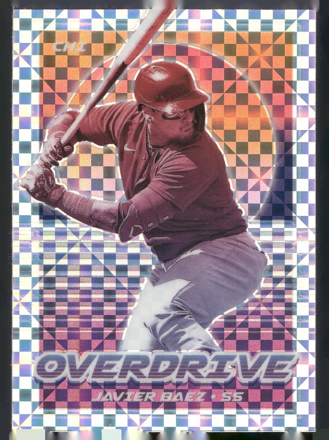 2021 Panini Chronicles #1 Javier Baez Overdrive Building Blocks