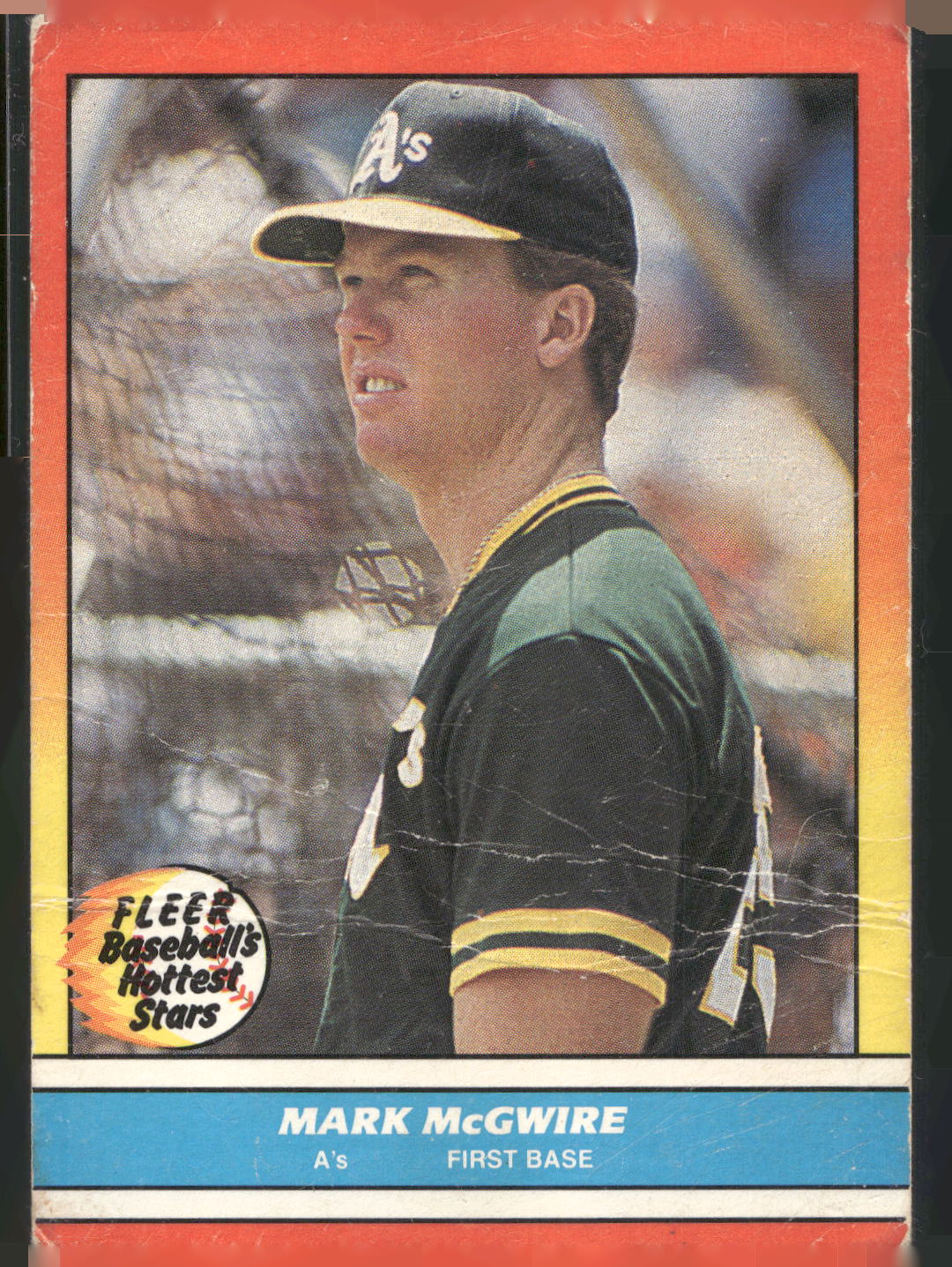 1988 Fleer Baseball's Hottest Stars #26 Mark McGwire
