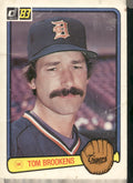 1983 Donruss #454 Tom Brookens