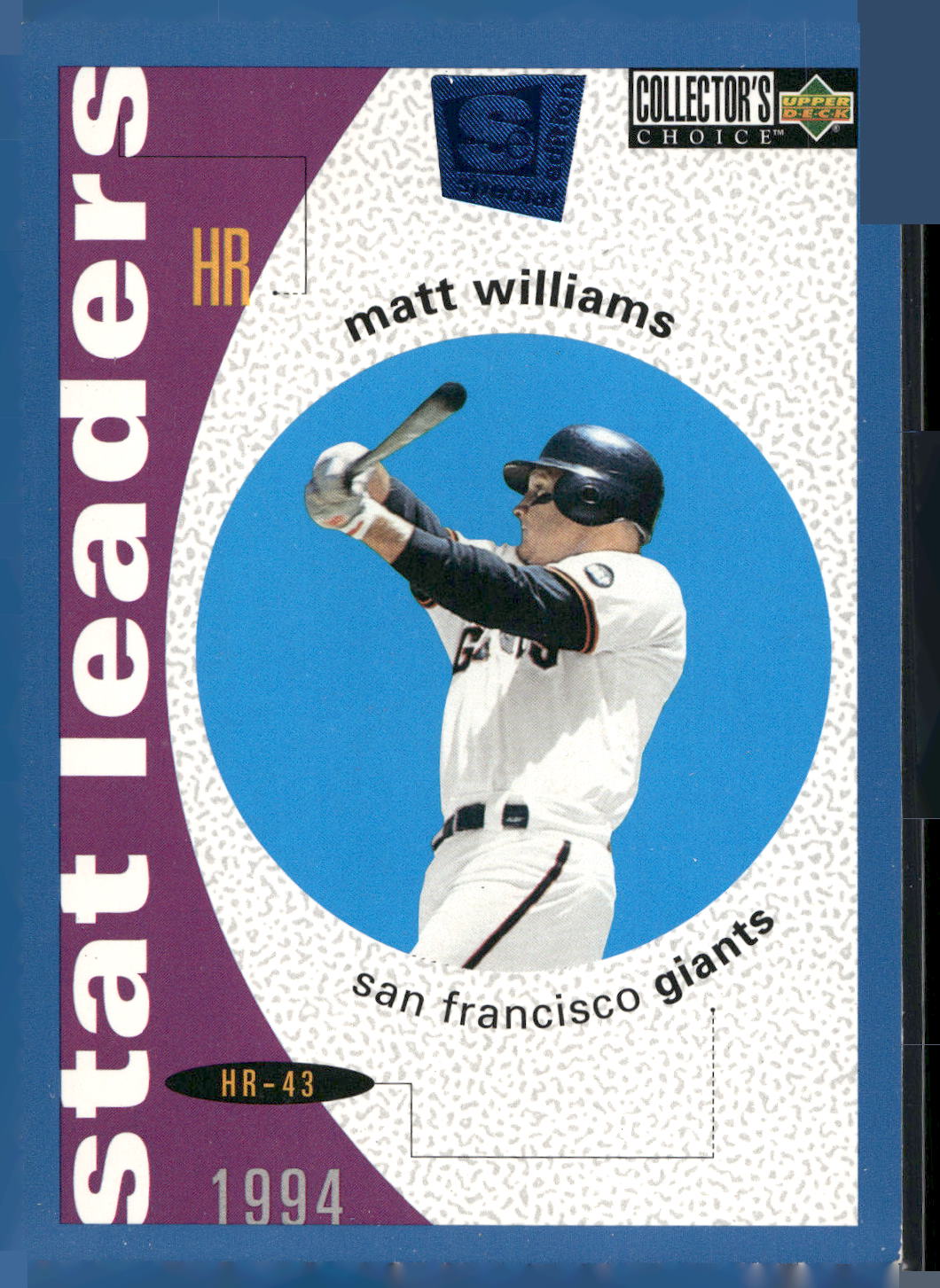 1995 Collector's Choice SE #137 Matt Williams