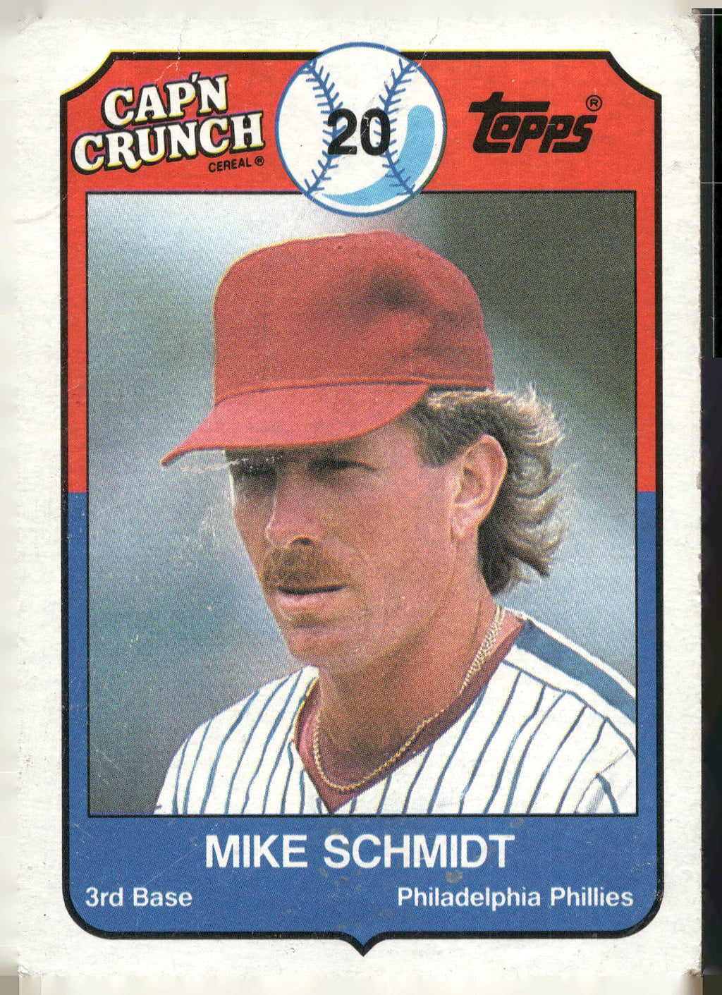 1989 Topps Cap'n Crunch #16 Mike Schmidt