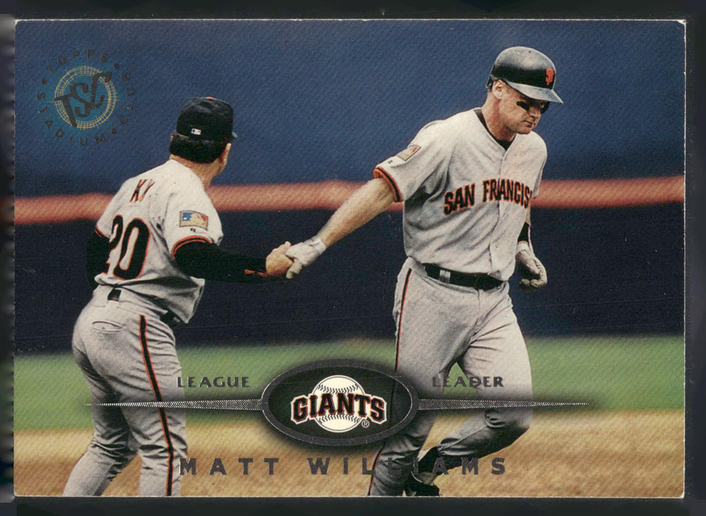 1995 Stadium Club #191 Matt Williams