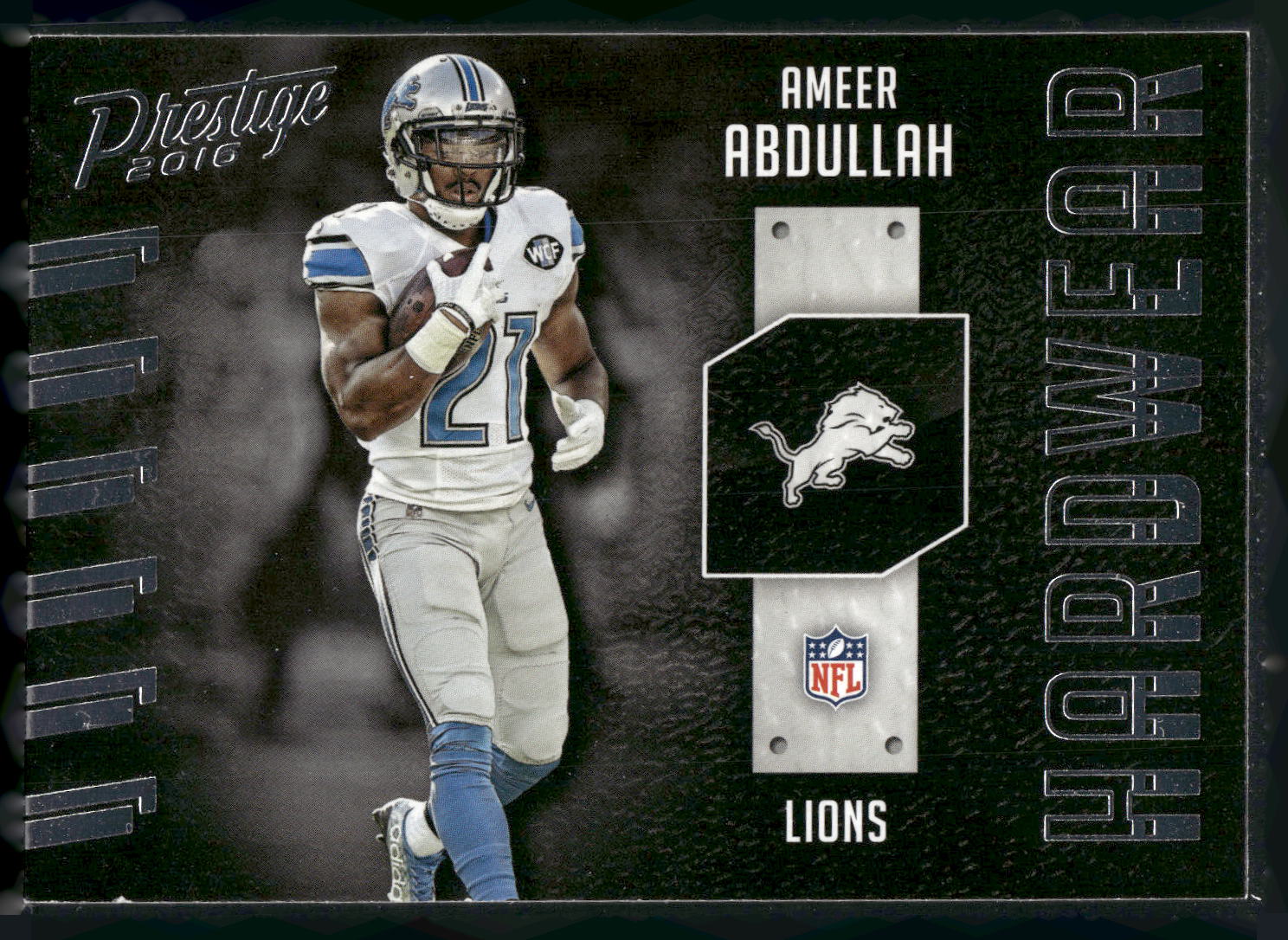 2016 Panini Prestige #3 Ameer Abdullah Hardwear