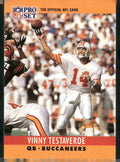 1990 Pro Set #318 Vinny Testaverde