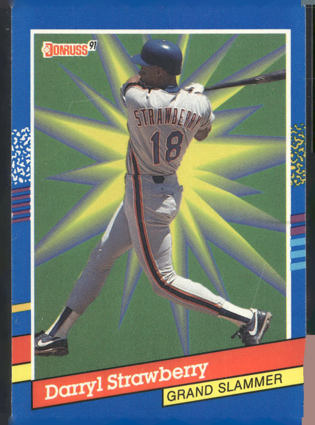 1991 Donruss #13a Darryl Strawberry Grand Slammers