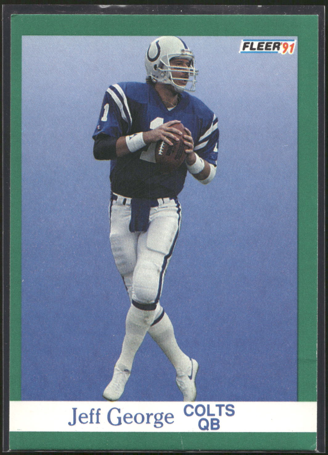1991 Fleer #81 Jeff George