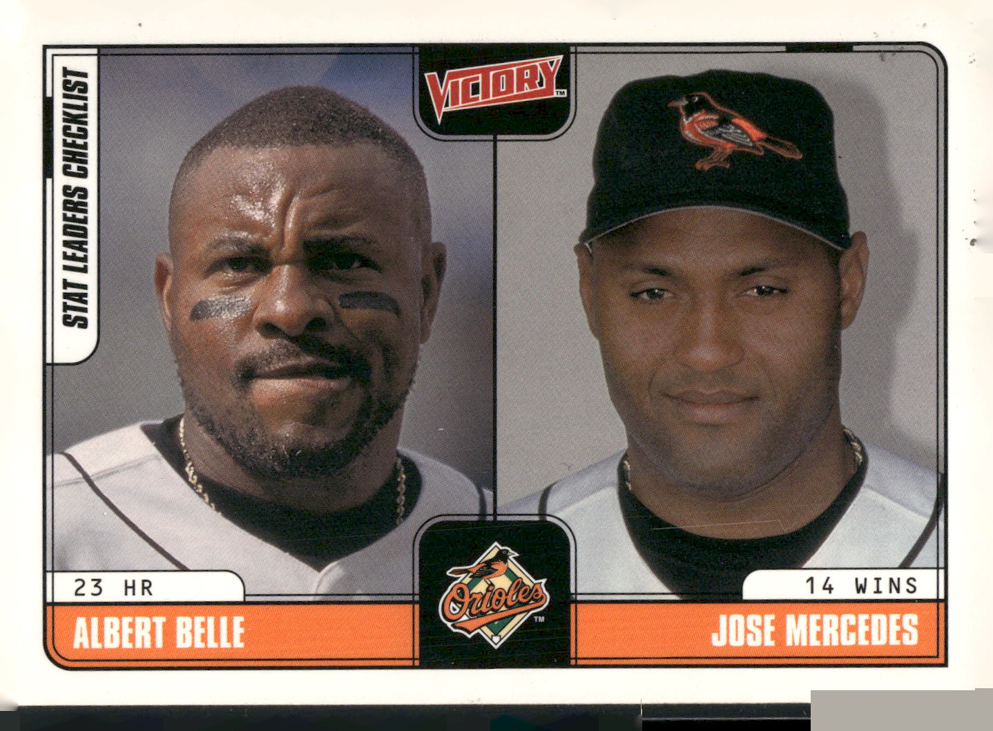 2001 Upper Deck Victory #127 Albert Belle / Jose Mercedes
