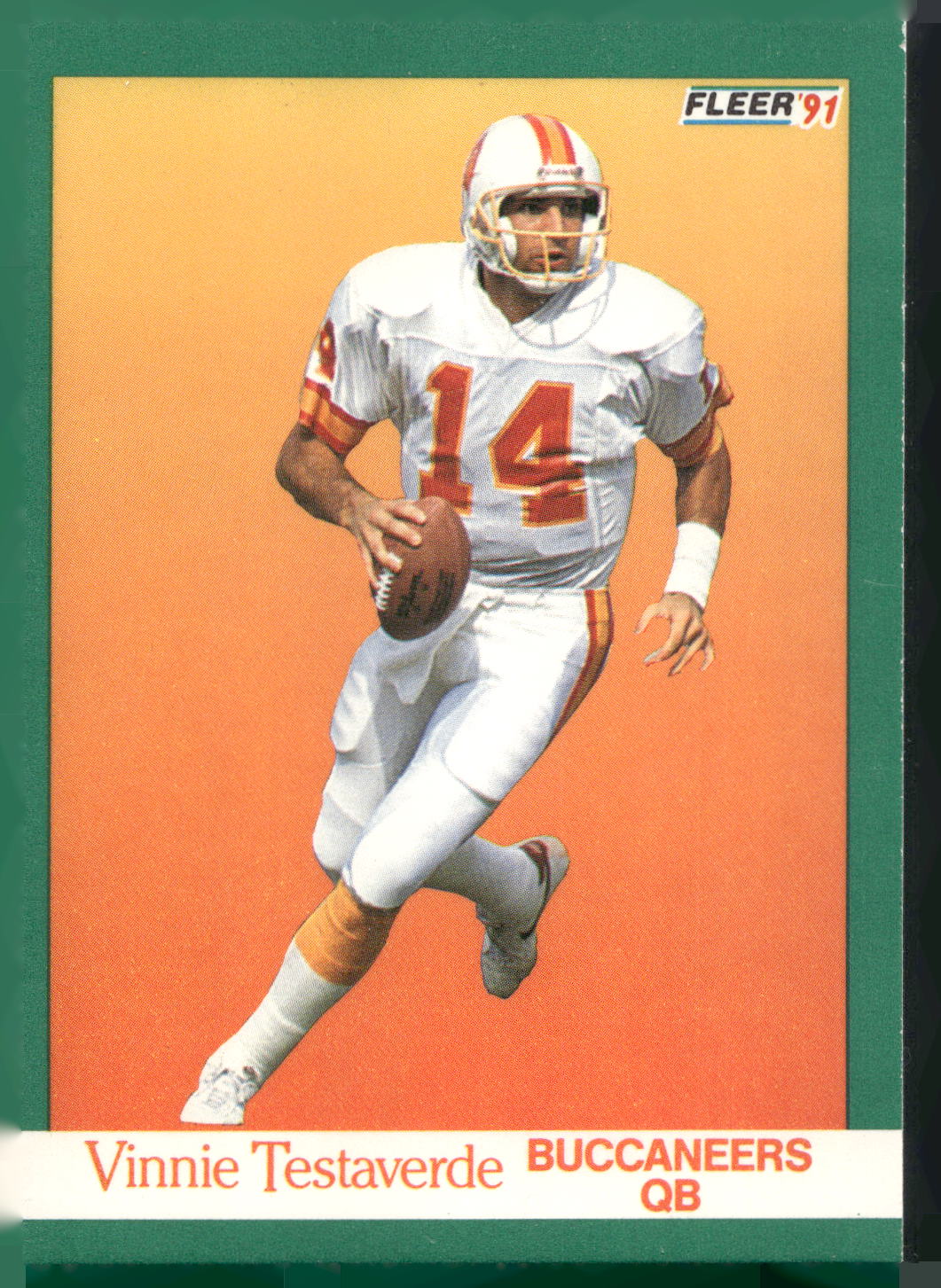 1991 Fleer #380 Vinny Testaverde