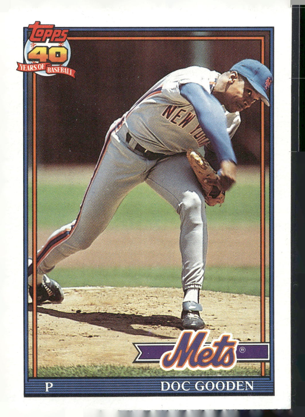 1991 Topps #330 Doc Gooden