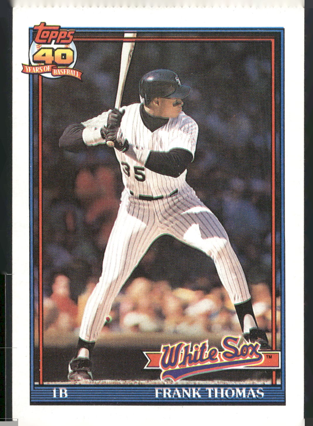 1991 Topps #79 Frank Thomas