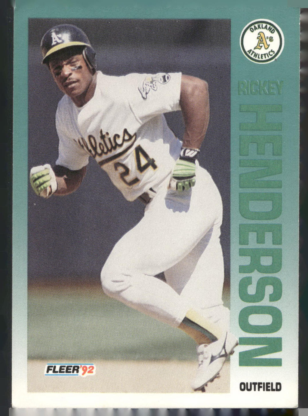1992 Fleer #258 Rickey Henderson