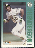 1992 Fleer #258 Rickey Henderson