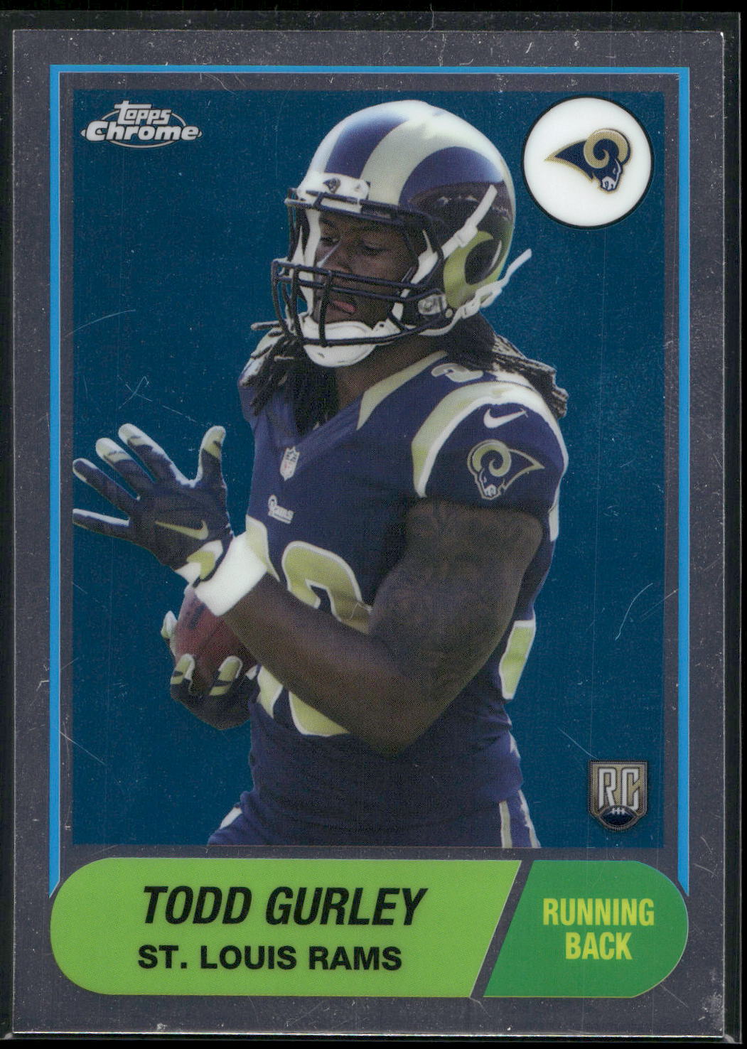 2015 Topps Chrome #T60RC-TG Todd Gurley 60th Anniversary Rookies