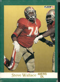 1991 Fleer #366 Steve Wallace