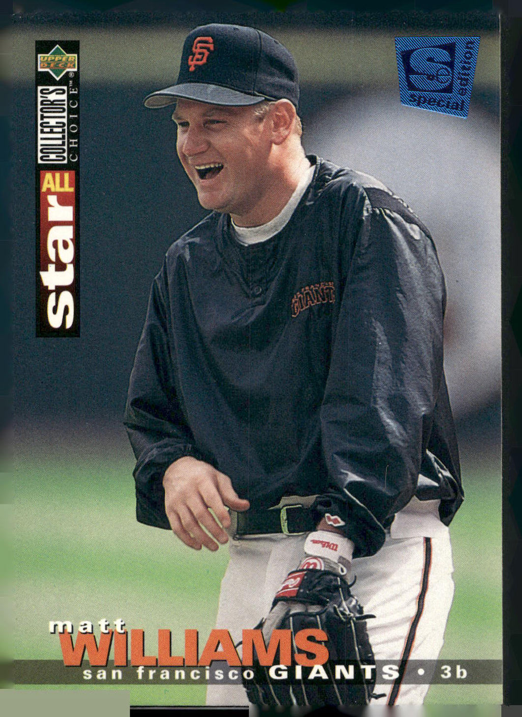 1995 Collector's Choice SE #108 Matt Williams