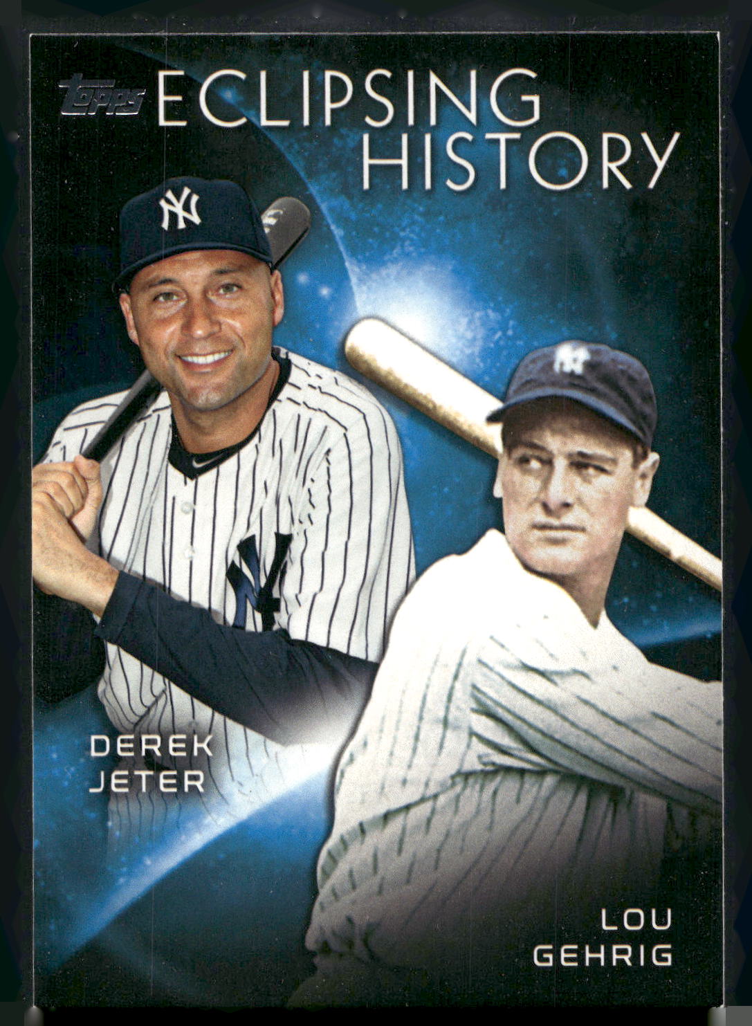 2015 Topps #EH-9 Derek Jeter / Lou Gehrig Eclipsing History