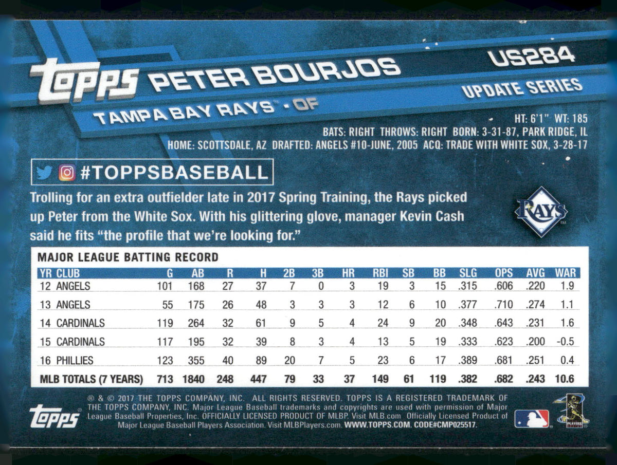 2017 Topps Update #US284 Peter Bourjos