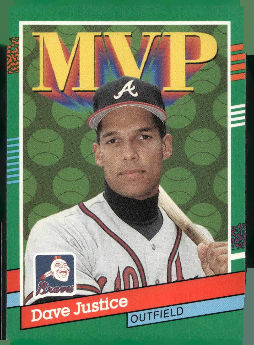 1991 Donruss #402 Dave Justice