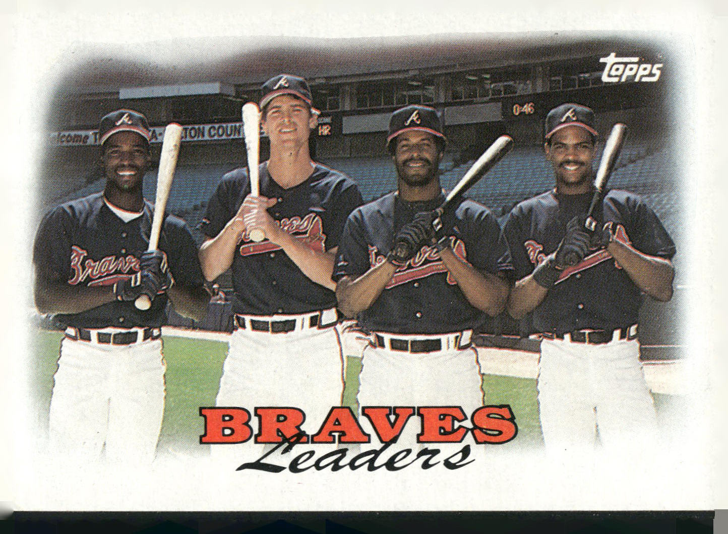 1988 Topps #549 Braves Leaders