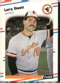 1988 Fleer #572 Larry Sheets