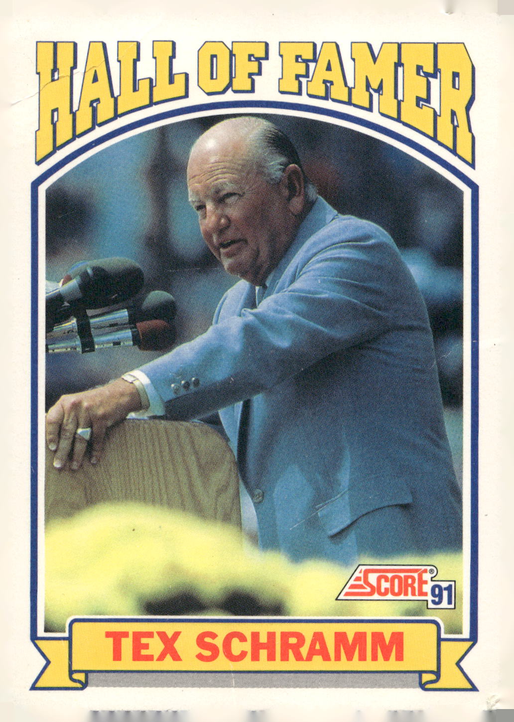 1991 Score #673 Tex Schramm