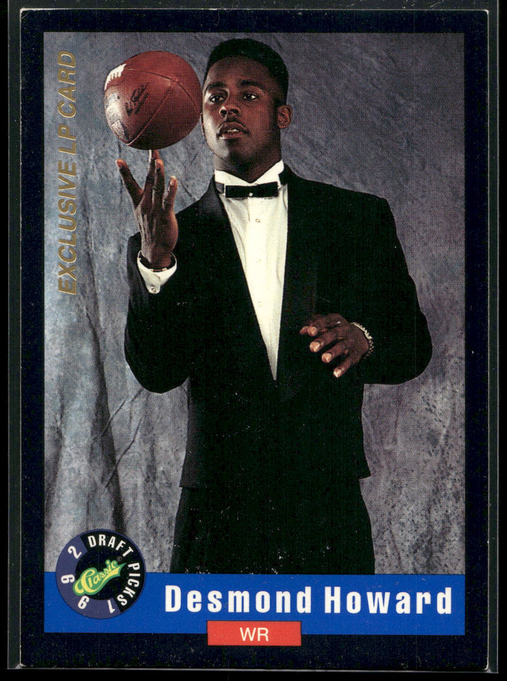 1992 Classic Draft Picks #LP1 Desmond Howard Limited Prints