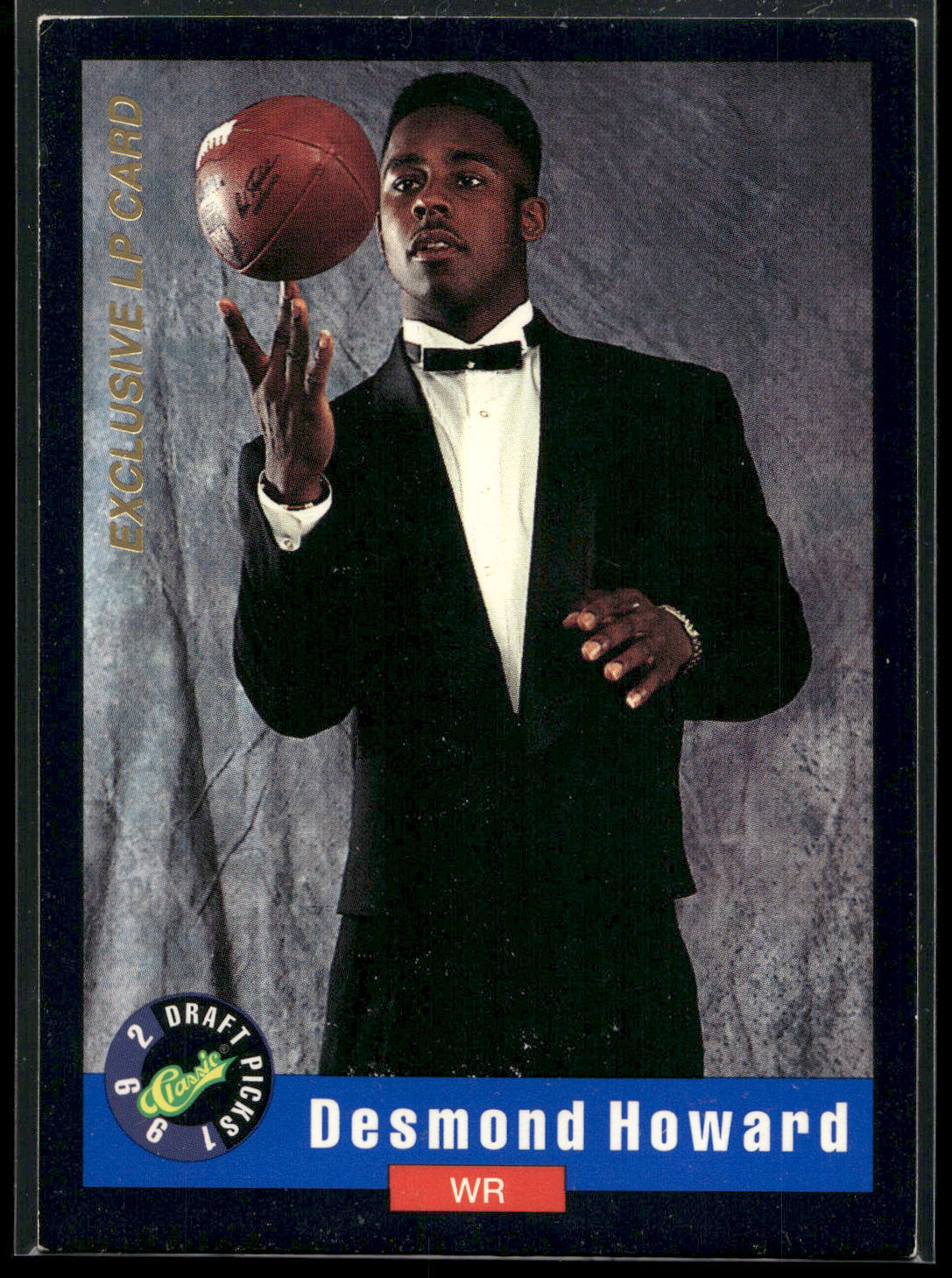 1992 Classic Draft Picks #LP1 Desmond Howard Limited Prints