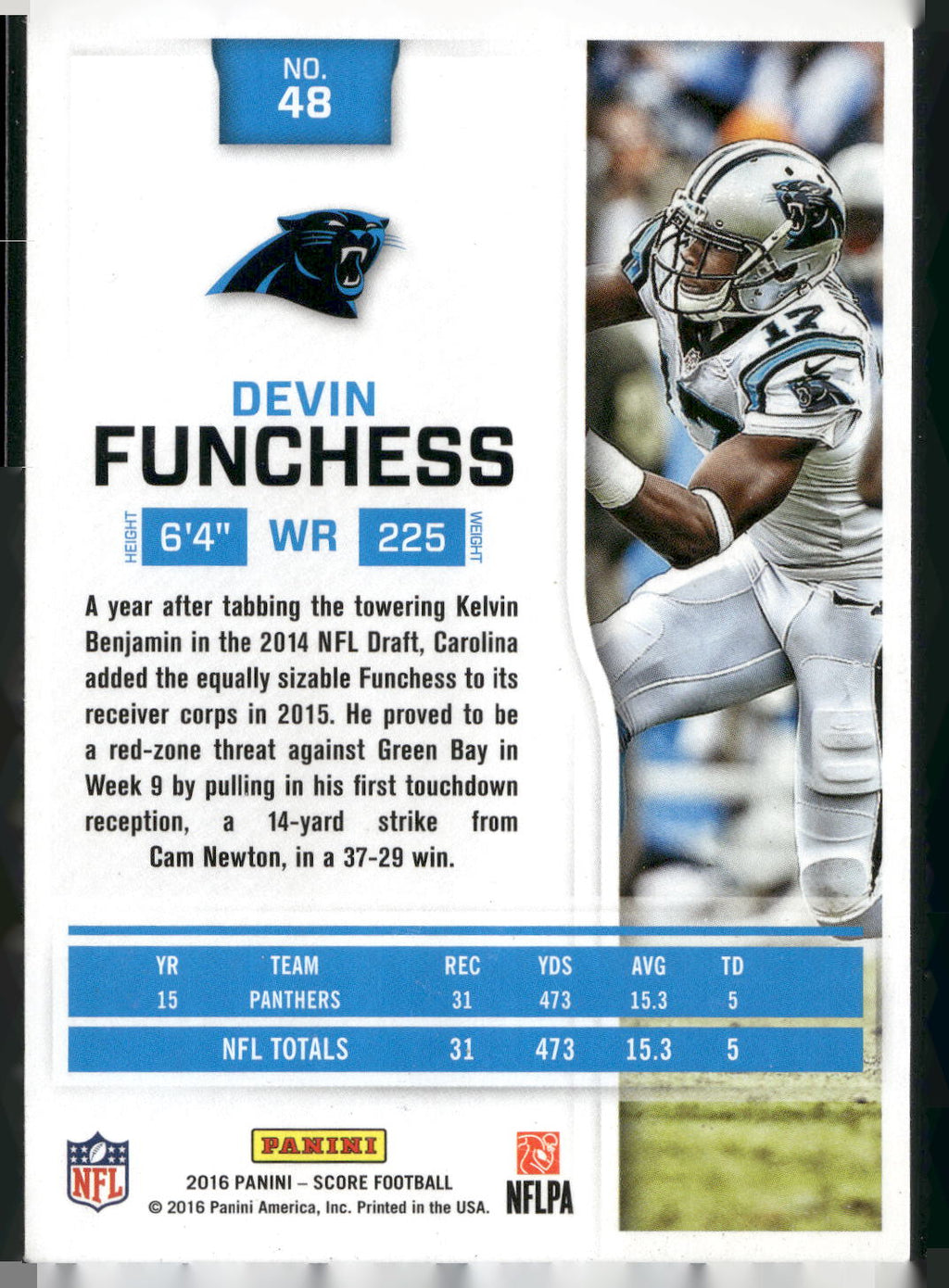 2016 Score #48 Devin Funchess