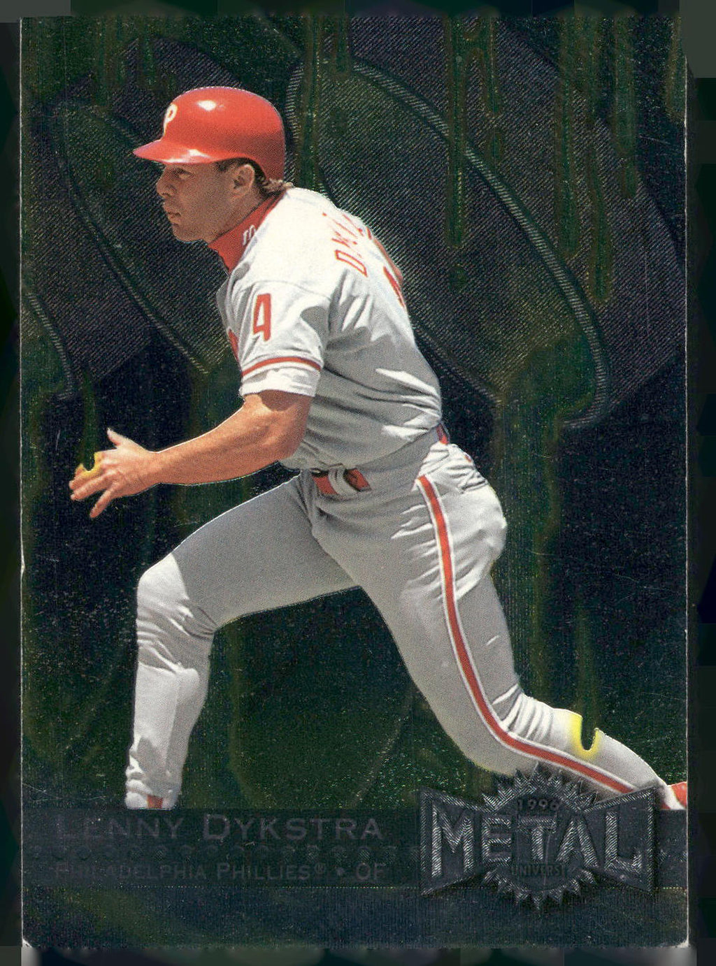 1996 Metal Universe #209 Lenny Dykstra