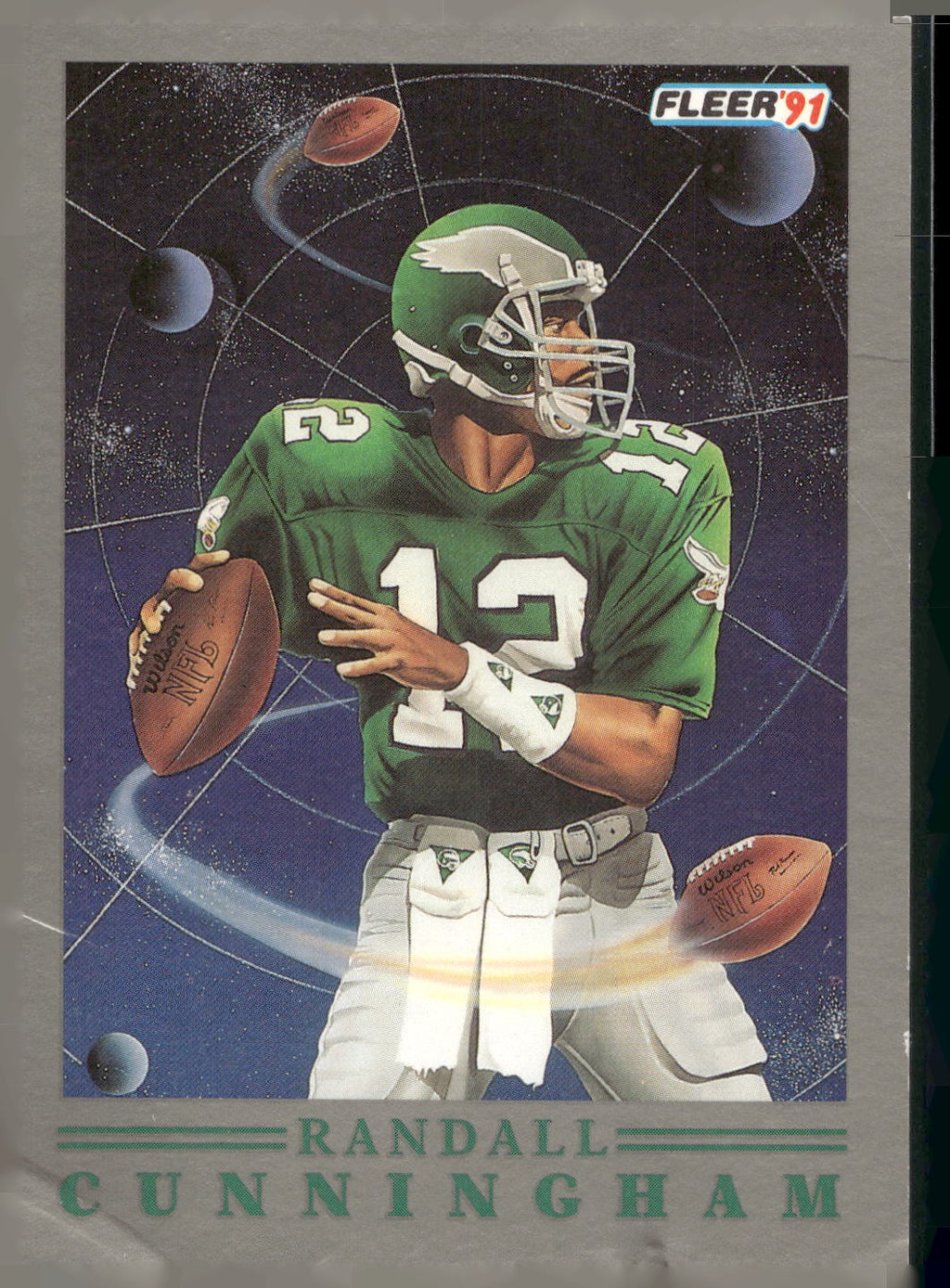 1991 Fleer #7 Randall Cunningham Pro-Visions